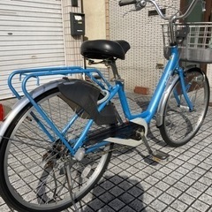 24インチ自転車】美品❗️内装3段変速 LEDオートライト付 大型ふかふか