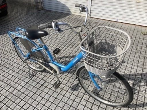 【24インチ自転車】美品❗️内装3段変速　LEDオートライト付　大型ふかふかサドル使用　若林自転車　浜大津店　SALE中❗️