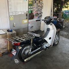 お買い上げいただきました、ありがとうございますaa04スーパーカブ50実働ジャンクの画像