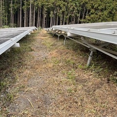 低圧太陽光発電所の草刈り兼フェンス補修