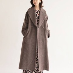 IENA la boucle アルパカシャギーオーバーコート 