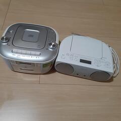 ラジカセ2台