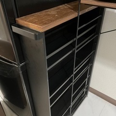 tower 冷蔵庫横 調味料ストッカー キッチン収納