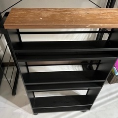 tower 冷蔵庫横 調味料ストッカー キッチン収納の画像