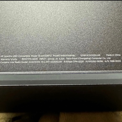 HP Spectre x360 アッシュブラック　オフィス付き Office SSD Spectre Core i7