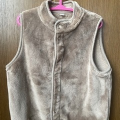 無印良品ベスト100 ベージュ/グレー 双子の画像