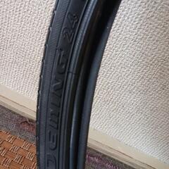 ママチャリ自転車タイヤー