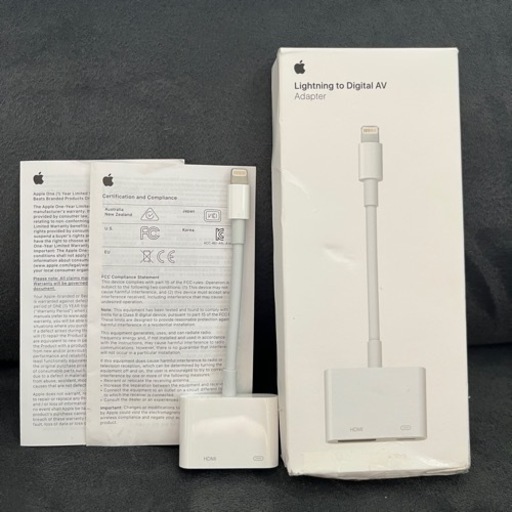 【純正品】アップル Apple アダプタ HDMI ケーブル MD826AM/A