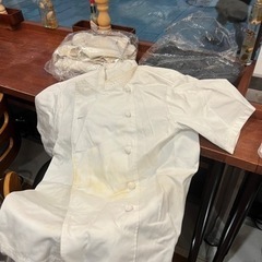 【高級】コックコートなどカフェや店舗で利用できる衣服を複数の画像