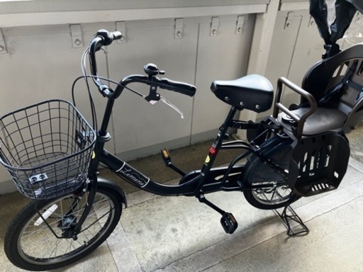 チャイルドシート付き自転車