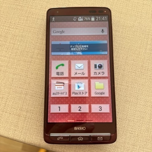 auシンプルスマートフォンKYV32美品