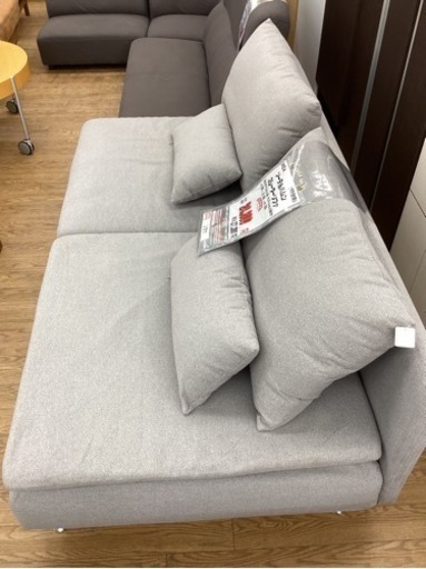 KK-44【新入荷　リサイクル品】IKEA ソーデルハムン　3シーターソファ　グレー
