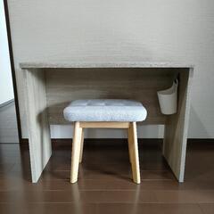 値下げ　一人掛け用ベンチ椅子の画像