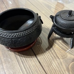 南部鉄瓶ミニチュア　値下げしました‼️の画像