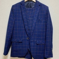 新郎　青いタキシード