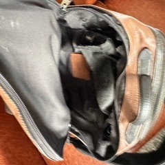 coach革リュックの画像