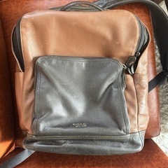 coach革リュック
