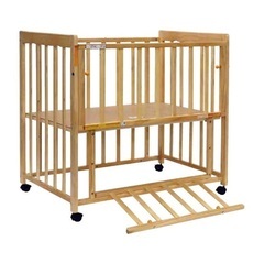 【美品】ヤトミ　ミニベビーベッド　布団セット