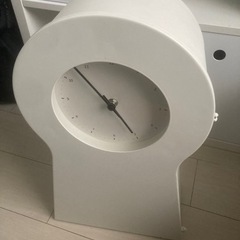 ホワイト　時計　収納可の画像