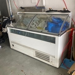 ジャンク品　大型冷凍庫　ガレージ収納などに
