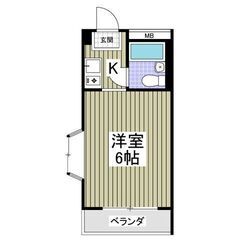 💖初期費用8万円対応💖西武池袋線「清瀬」駅 徒歩5分 1R 🌟管理番号「213061」  - 清瀬市