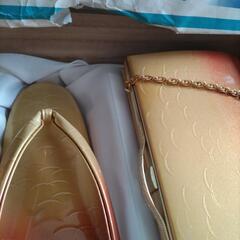 0円もらって下さい🙏和装小物　草履バッグセット　他にも出品中🙂の画像