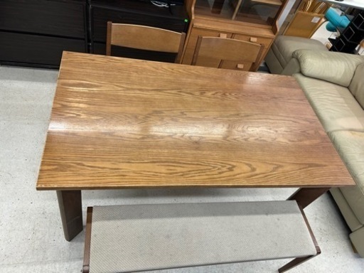 飛騨　ダイニングSET ベンチ+イス2脚