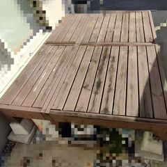 ウッドデッキ　直接取りに来られる方限定　東京都福生市の画像