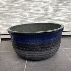 【決まりました】睡蓮鉢　メダカ鉢　陶器鉢