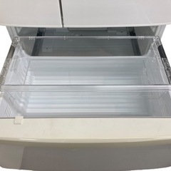 Panasonic パナソニック 6ドア 冷凍冷蔵庫 451L NR-FVF452-W 2017年製