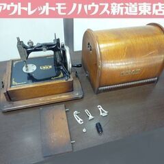 現状品 アンティーク 手回し式ミシン LEAD オブジェ 置物 ...
