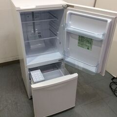 （11/26受渡済）JT7768【Panasonic/パナソニック 2ドア冷蔵庫】美品 2021年製 NR-B14DW-W 家電 キッチン 冷蔵冷凍庫 右開き 138L
