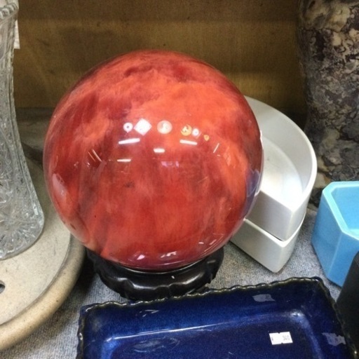 丸い大きな石【F00284】