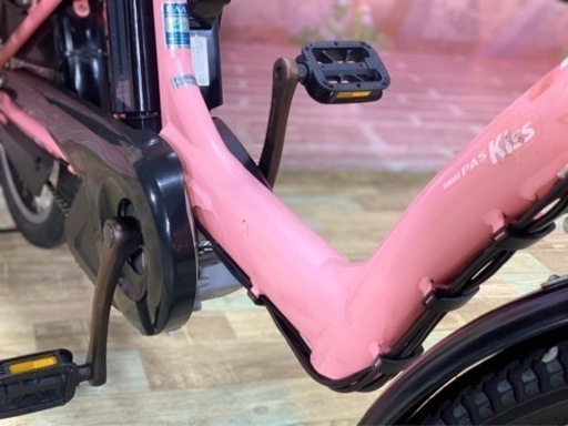 ❹5807子供乗せ電動アシスト自転車YAMAHA 20インチ良好バッテリー
