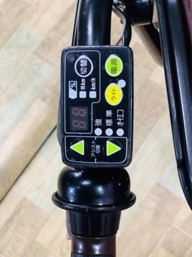 ❷5811子供乗せ電動アシスト自転車ブリヂストン20インチ良好バッテリー