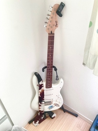エレキギター　アンプセット　squier by fender