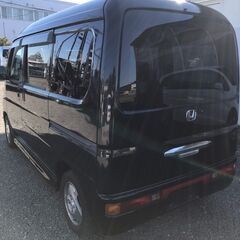 ご購入有難うございました【車検代込☆支払総額19万5000円】平成16年　ホンダ　バモスホビオ　４WD　AT　ターボ　黒　走行距離101,000㎞の画像