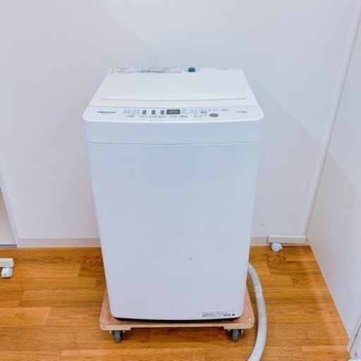 11AG2 Hisense ハイセンス 洗濯機 ホワイト 5.5kg 2020年製 HW-E5503 汚れニオイ有 通電のみ確認済動作未確認