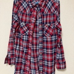 【お譲り先決定しました】チェックチュニックシャツ