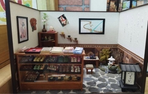 和風なお店　ハンドメイドミニチュアハウス