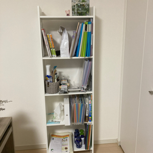 イケアの２年使用の棚　IKEA BAGGEBO 幅50 cm、奥行き25 cm、高さ160 cm