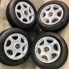 冬タイヤ 175/65R14 日本製アルミ付き4本組 送料無料