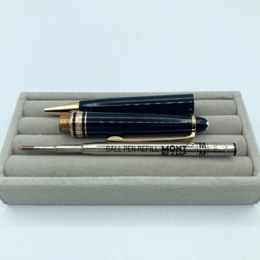 s1116501 MONTBLANC モンブラン ボールペン マイスターシュテュック ブラック メタル プレシャスレジン 筆記用具 ツ