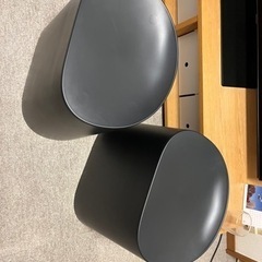 無印良品　スタッキングスツール　2脚の画像