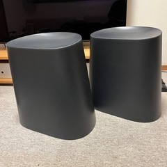 無印良品　スタッキングスツール　2脚