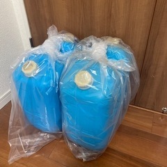 無料✩︎ポリタンク　青2個　容器のみ