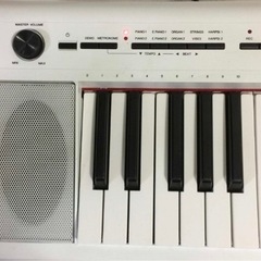 ヤマハ YAMAHA 電子キーボード piaggero ホワイト NP-12