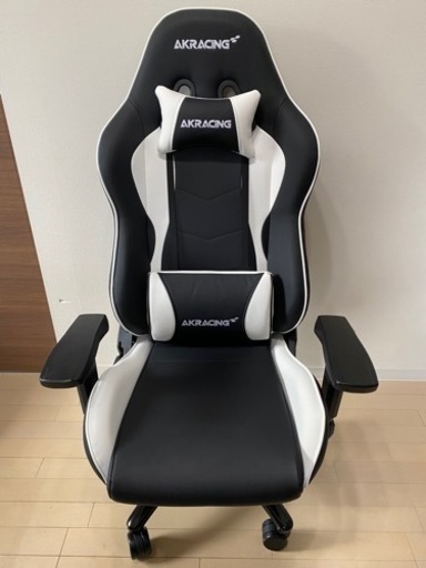 【美品】AKRacing ゲーミングチェア Nitro V2 WHITE 白(引取りに来てくださる方限定)
