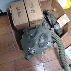 自衛隊のガスマスク
