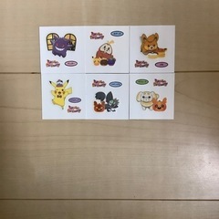 ポケモンデコキャラシール☆パンシール☆6枚セット
